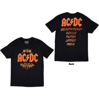 Marchandises AC/DC: Ac/dc Unisex T-shirt: High Voltage Dive Bar (back Print & Ex-tour) (small) S