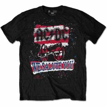 Merch AC/DC: T-shirt We Salute You Stripe 