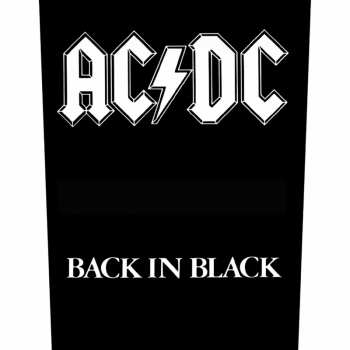 Merch AC/DC: Décoration arrière Back In Black 