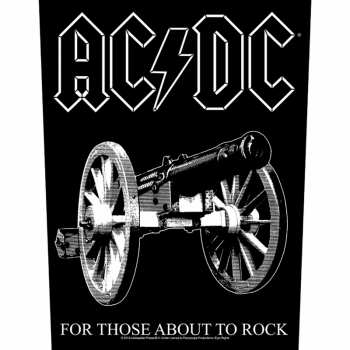 Merch AC/DC: Décoration arrière For Those About To Rock 