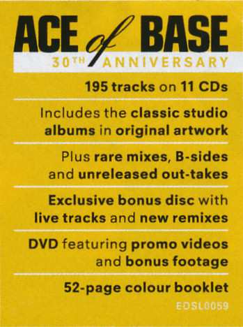 11CD/DVD/Coffret Ace Of Base: All That She Wants: The Classic Collection DLX