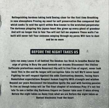 CD Across The Sun: Before The Night Takes Us