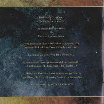 CD Act Of Defiance: Old Scars, New Wounds