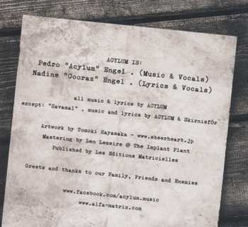 2CD Acylum: Zuchthaus LTD