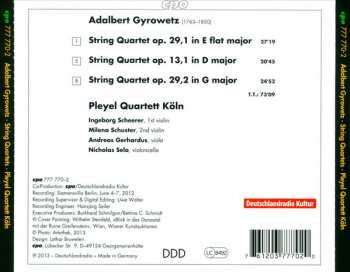 CD Pleyel Quartett Köln: 3 String Quartets