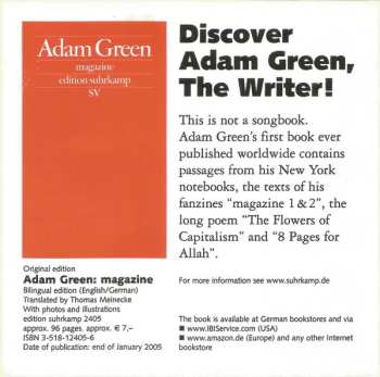 CD Adam Green: Gemstones*