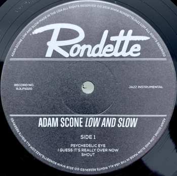 LP Adam Scone: Low & Slow