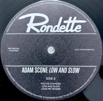 LP Adam Scone: Low & Slow