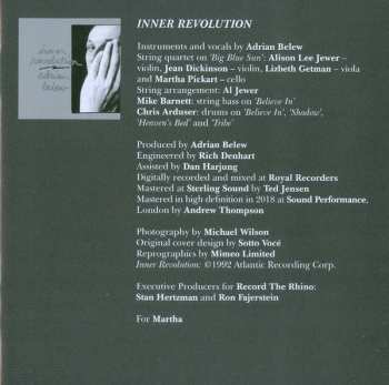 2CD Adrian Belew: Mr. Music Head ★ Inner Revolution