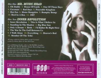 2CD Adrian Belew: Mr. Music Head ★ Inner Revolution
