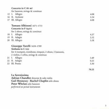 CD La Serenissima: The Italian Job