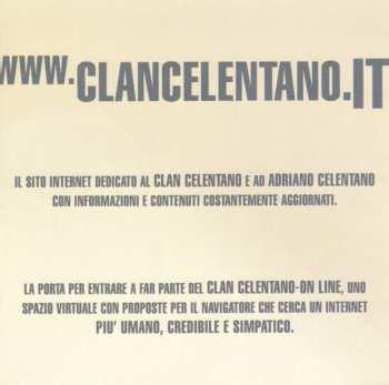 CD Adriano Celentano: Esco Di Rado E Parlo Ancora Meno CLR | DIGI