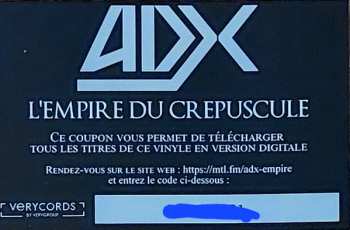 LP ADX: L'Empire Du Crépuscule