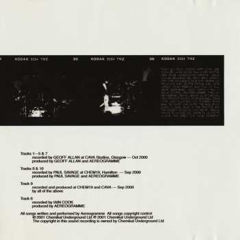 CD Aereogramme: A Story In White