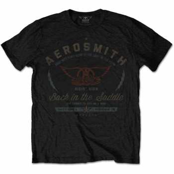 Merch Aerosmith: T-shirt Back In The Saddle 