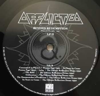 3LP Afflicted: Beyond Redemption (Demos & EPs 1989 - 1992)