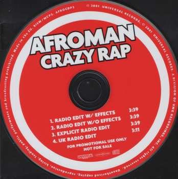 CD Afroman: Crazy Rap