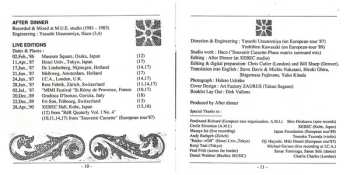 CD After Dinner: After Dinner - Live Editions