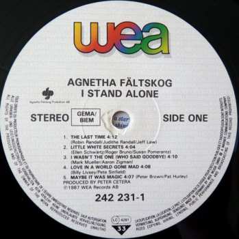 LP Agnetha Fältskog: I Stand Alone