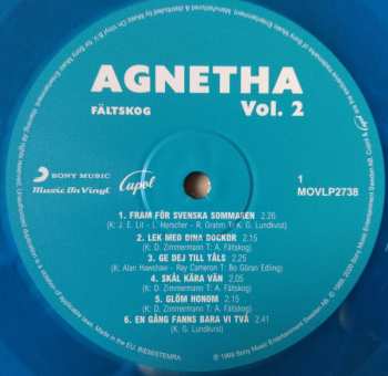 LP Agnetha Fältskog: Agnetha Fältskog Vol. 2 LTD | NUM | CLR