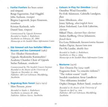 CD Åke Erikson: Colours In Play