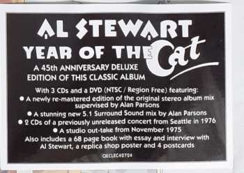 3CD/DVD/Coffret Al Stewart: Year Of The Cat DLX | LTD
