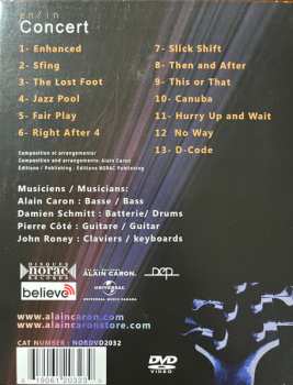 DVD Alain Caron Le Band: En / In Concert