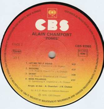 LP Alain Chamfort: Poses