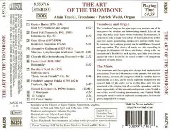 CD Alain Trudel: The Art Of The Trombone