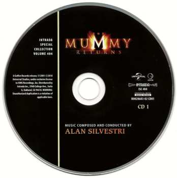 2CD Alan Silvestri: The Mummy Returns (Original Motion Picture Soundtrack)