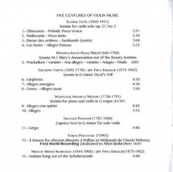 CD Alban Beikircher: Five Centuries Of Violin Music
