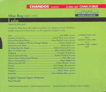 3CD/Coffret Alban Berg: Lulu
