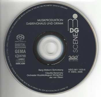 SACD Arnold Schoenberg: Music Of The Viennese School