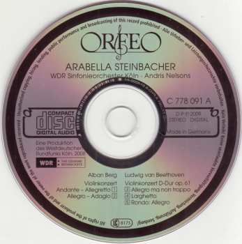 CD Ludwig van Beethoven: Violinkonzerte