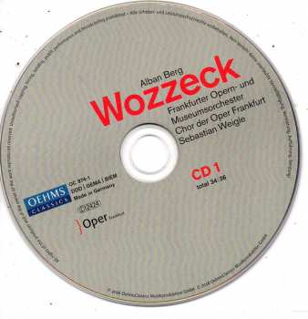2CD Alban Berg: Wozzeck