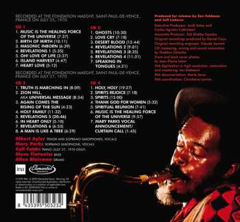 4CD/Coffret Albert Ayler: Revelations - The Complete ORTF 1970 Fondation Maeght Recordings DLX | LTD