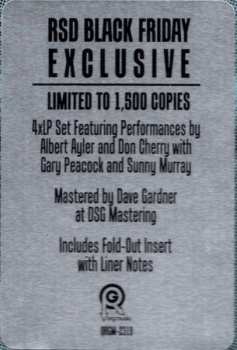 4LP/Coffret Don Cherry: Europe 1964 LTD