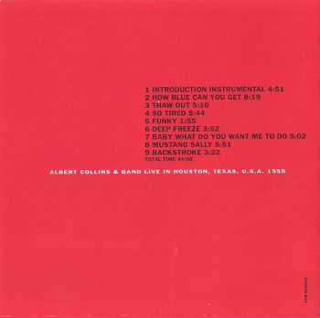CD Albert Collins: Alive And Cool