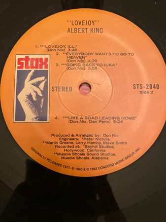 LP Albert King: Lovejoy