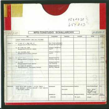 CD Albert Mangelsdorff: Albert Mangelsdorff And His Friends