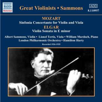 Album Wolfgang Amadeus Mozart: Sinfonia Concertante For Violin And Viola / Violin Sonata In E Minor