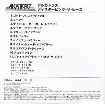 CD Alcatrazz: Disturbing The Peace