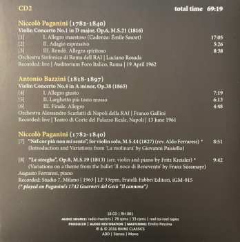 18CD/Coffret Aldo Ferraresi: The Art Of Violin 1 - Aldo Ferraresi: 1923-1979 Unreleased Recordings DLX