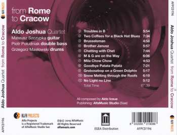 CD Aldo Joshua Quartet: From Rome To Cracow