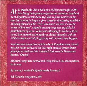 2CD Alejandro Escovedo: Thirteen Years
