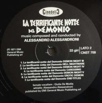 LP Alessandro Alessandroni: La Terrificante Notte Del Demonio (Devil’s Nightmare) LTD