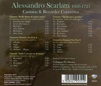 CD Alessandro Scarlatti: Cantatas & Recorder Concertos