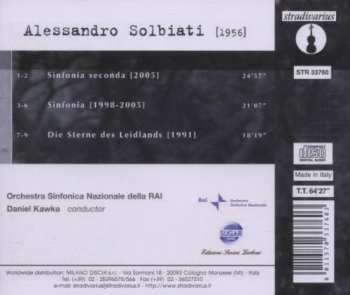 CD Orchestra Sinfonica Nazionale Della RAI: Sinfonia Seconda - Sinfonia - Die Sterne Des Leidlands 