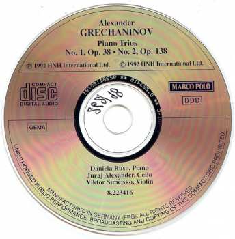 CD Juraj Alexander: Piano Trios (No. 1, Op. 38 • No. 2, Op. 138)