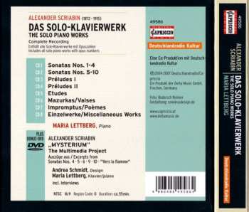 8CD/DVD/Coffret Alexander Scriabine: Das Solo-Klavierwerk - The Solo Piano Works - Complete Recording